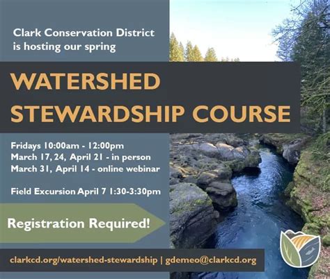 Watershed Stewardship Classes Open For Registration — Lower Columbia