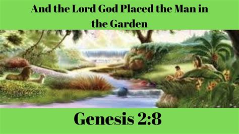 Genesis 28 Garden Of Eden Placed In The Presence Of God Jamell