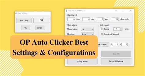 Op Auto Clicker Best Settings And Configurations Guide