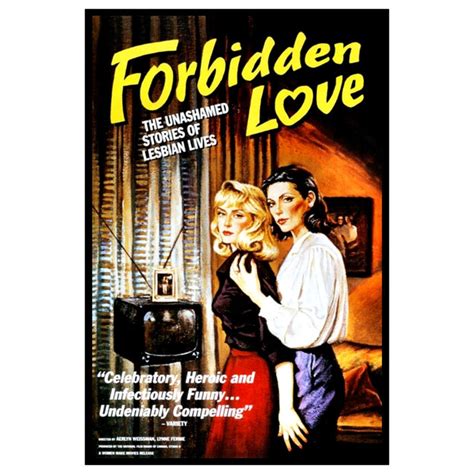 Forbidden Love Flat Card Mini Poster Vintage Lesbian Pulp Art Etsy