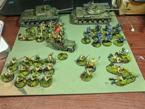 Soviet Bolt Action Force Including A Squad Of Navel Brigade Warlord