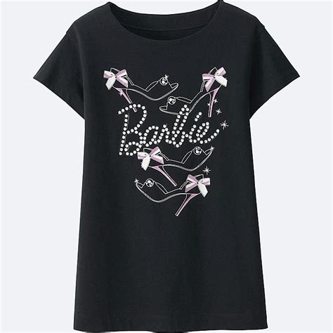 Girls Barbie Graphic Long T Shirt Uniqlo Us