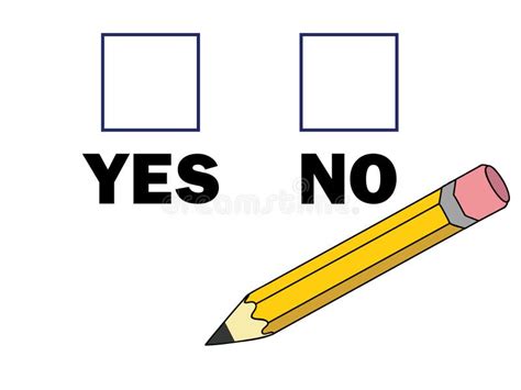 Yes No Checkboxes Stock Illustrations 70 Yes No Checkboxes Stock