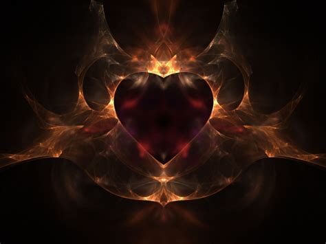 Fire Heart Wallpaper Abstract Other Wallpapers In  Format For Free