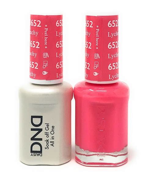 Daisy DND Gel Lacquer Duo 652 LYCHEE PEACHY In 2022 Gel Lacquer