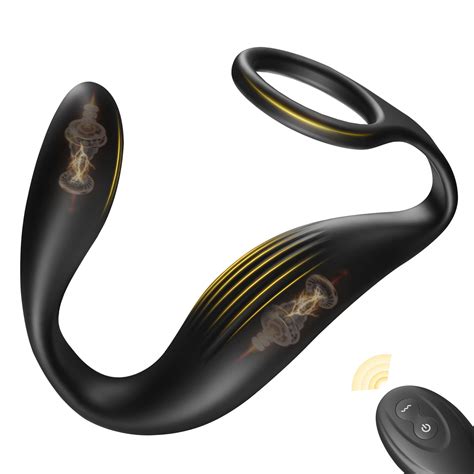 Wearable Prostate Massager With Ball And Penis Ring Fidech Fully