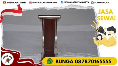 Jasa Sewa Podium Acrylic Harga Terkini Jakarta