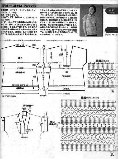 Любители вязания крючком на Блоге Настика Diagram Poncho News