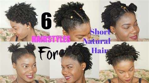 6 Quick And Easy Everyday Hairstyles For Short Natural Hair