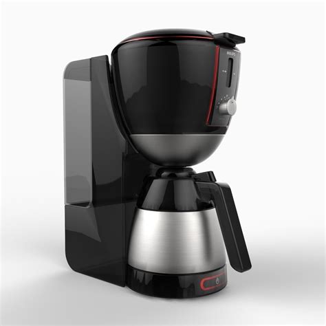 Realistic Coffee Maker 3d Model Max Obj 3ds C4d Lwo Lw Lws Ma