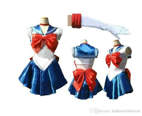 Multi Colors Ladies Sexy Sailor Moon Costume Anime Cosplay Clothing Girl Sailor Uniform
