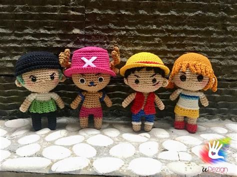 Luffy V10 One Piece Amigurumi Pattern Etsy Amigurumi Pattern