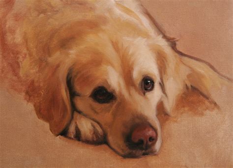 Golden Retriever Painting By Hazel Morgan