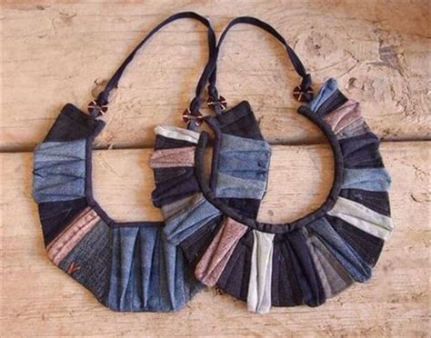 22 Awesome Diy Recycled Jewelry Diy To Make Denim Jewelry Recycled