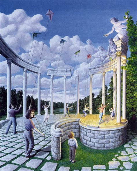 Mind Bending Optical Illusion Paintings By Rob Gonsalves Freeyork