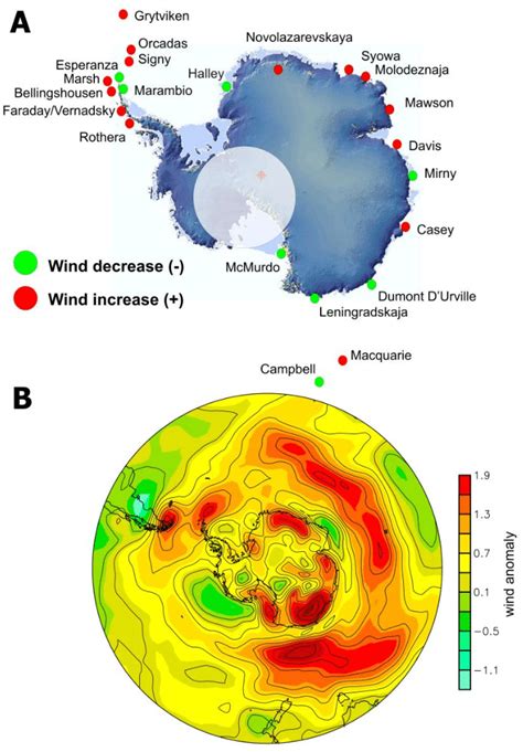 A Surface Wind Trends From Antarctic Stations Before And After 1979
