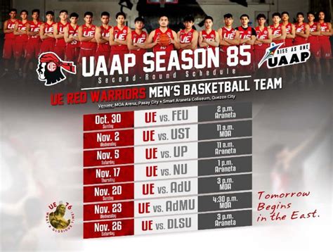 Red Warriors Gear Up For Second Round Action In Uaap 85 Mens
