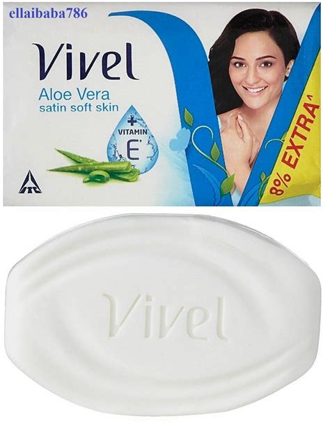 X Vivel Aloe Vera Soap Satin Soft Skin Vitamin E Gram Buy Get