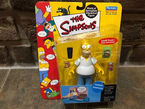The Simpsons Homer Simpson Action Figure New Sealed 2001 Playmates Free Shipping 1949994048