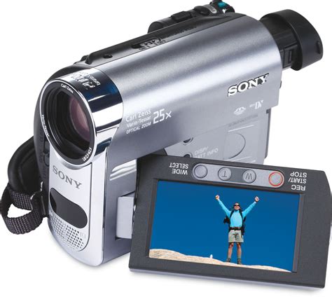 Sony Dcr Hc62 Mini Dv Camcorder With 25x Optical Zoom At Crutchfield