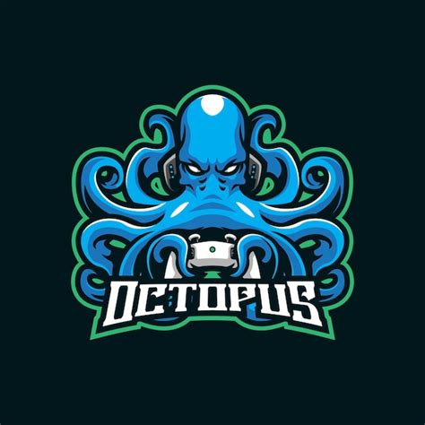 Premium Vector Octopus Mascot Logo Design Vector With Modern