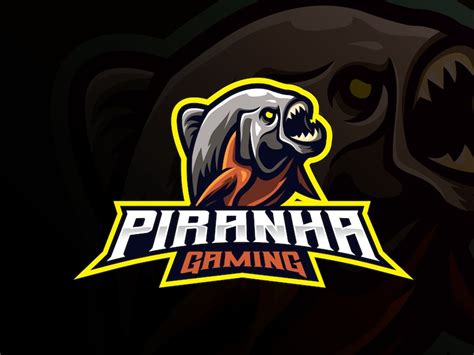 Premium Vector Piranha Mascot Sport Logo Design