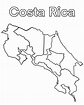Dibujos de Mapa de Costa Rica para Colorear para Colorear, Pintar e ...