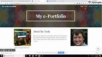 Create an e-Portfolio on Google Sites - YouTube