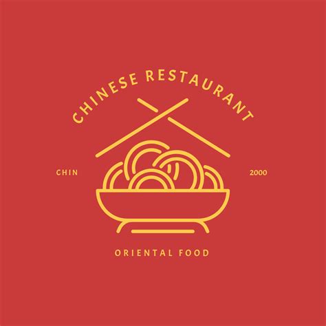 Chinese Restaurant Advertisement Online Logo Template Vistacreate
