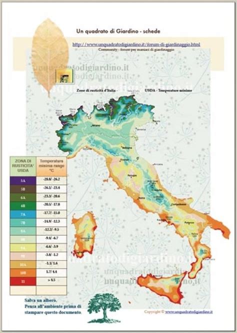 Cartina Italia Zone Climatiche Italia Mappa Fisica