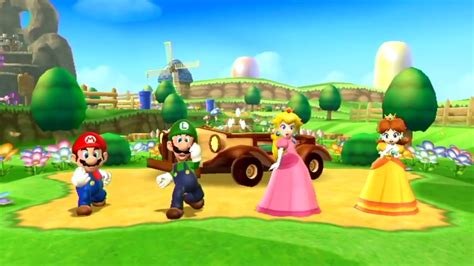 Mario Party 9 Toad Road Mario Luigi Peach And Daisy Mariogamers