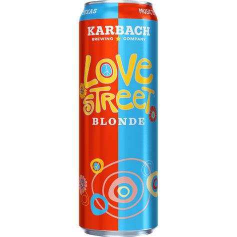 Karbach Brewing Company Love Street Blonde Beer Is A Kolsch Beer That Embraces The Love Street