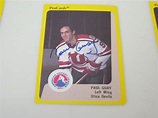 PAUL GUAY AUTOGRAPHED 1989 AHL PROCARDS CARD-UTICA DEVILS | eBay
