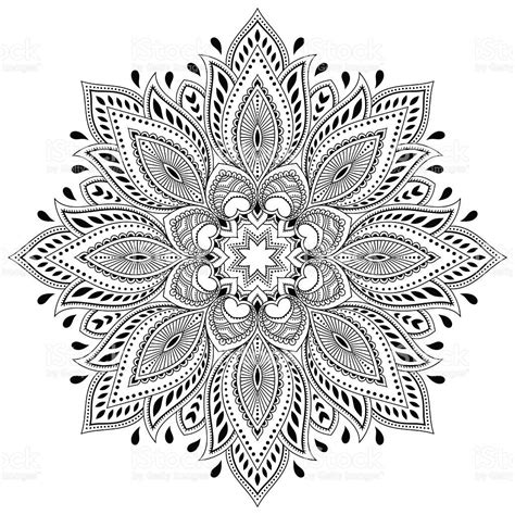 Don't forget to share your master peice on my facebook page. henna-tattoo-mandala-in-mehndi-style-pattern-for-coloring ...
