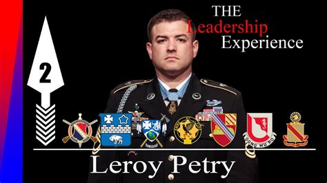 The Leadership Experience Medal Of Honor Recipient Msg R Leroy Petry