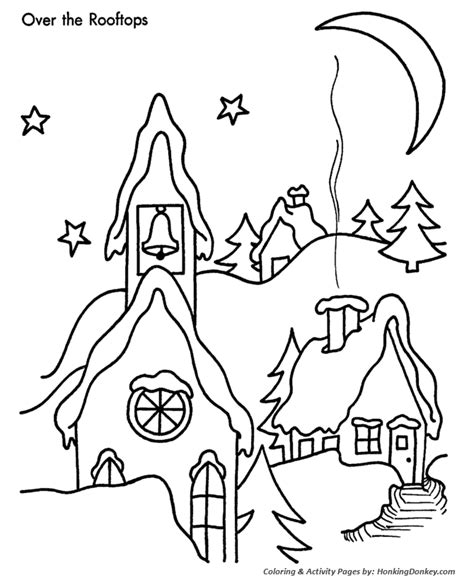 Christmas sleds or sledges coloring book. Santa and His Sleigh Coloring Pages - Get Coloring Pages