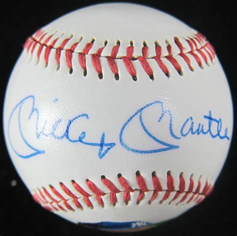 Mickey Mantle Signed Photo Baseball Memorabilia Center