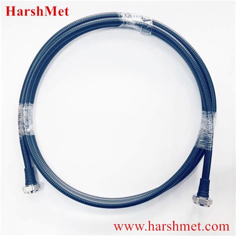 Super Flexible Cable Rf Jumper Cable With Din Male To Din Male Connector China