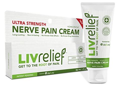 Rubs Ointments Livrelief Ultra Strength Natural Nerve Relief Cream