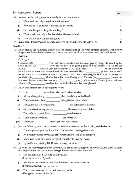 Download Oswaal Icse Sample Question Papers 5 For Class Ix English Paper 1 Language March