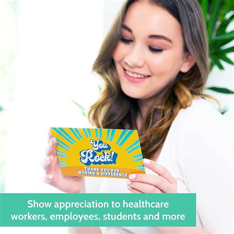 Buy 50 Thank You Postcards 4x6 You Rock Cards For Employee