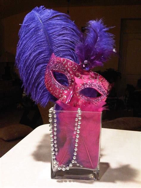 Whether you are planning a sweet 16 birthday party, bridal shower, or a wedding. masquerade centerpieces for sweet 16 | Mask Centerpiece | Masquerade ball party, Sweet 16 ...