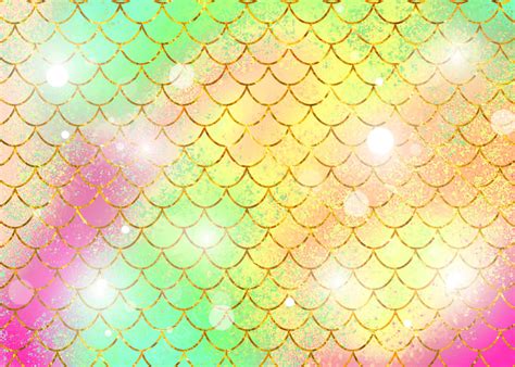 Fish Scales Golden Shining Golden Background Desktop Wallpaper Scale