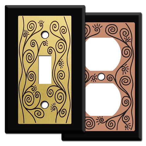 Vine Decorative Outlet Covers And Switch Plates By Kyle Design