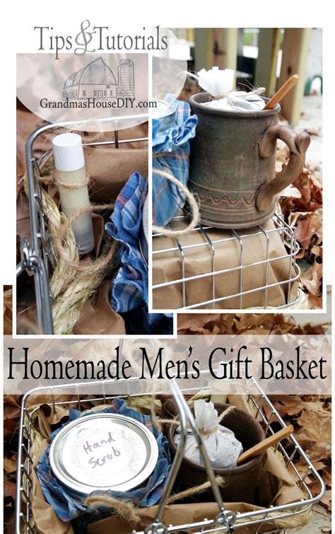 Homemade Men S Gift Basket For The Guys In Our Lives Gift Baskets