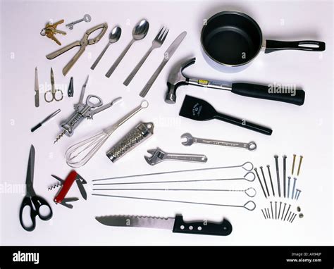 All Kinds Of Things Made Of Metal Stock Photo 16769757 Alamy