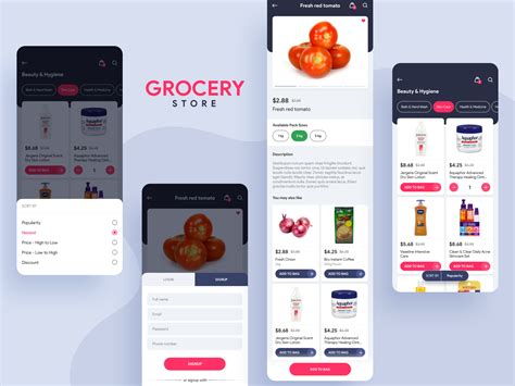 Grocery App Ui Screens By Prateek Gupta For Squareboat On Dribbble