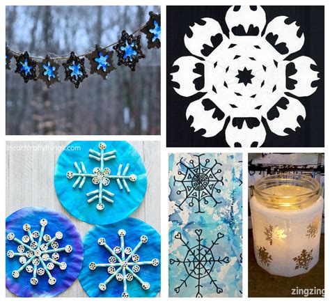 25 Snowflake Arts And Crafts For Kids The Pinterested Parent