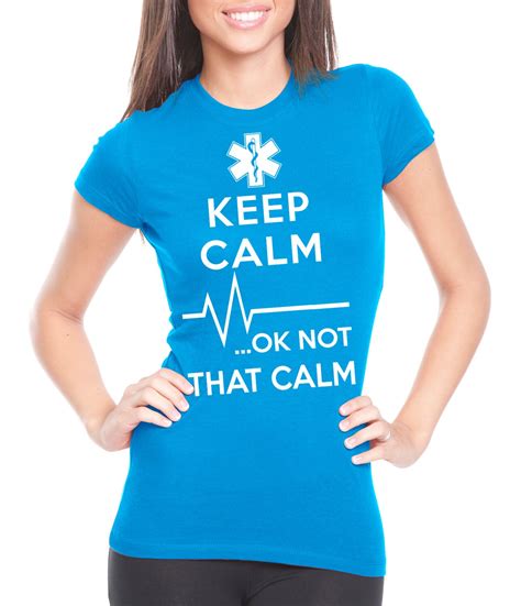 Emt T Shirt Funny Paramedic Woman Top Ladies Fit T For