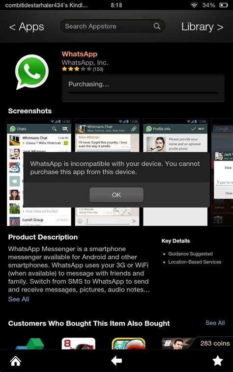 Switched to the kindle app and selected a portion of wuthering heights and tap on copy. Install WhatsApp on a Kindle Fire HDX or Other Amazon ...